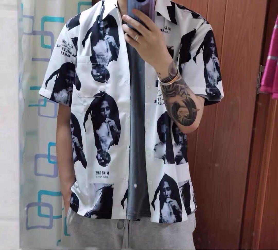 Amazon.co.jp: 20SS WACKO MARIAワコマリアボブマーリー開襟