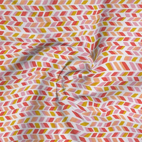Image of Livspace Cotton Queen Size Bedsheet for Double Bed | 100 inch x 88 inch | 144 TC Flat Cotton Bedsheet with 2 Pillow Covers, Soft & Breathable - Bello Pure Nest Collection (Yellow Pink)