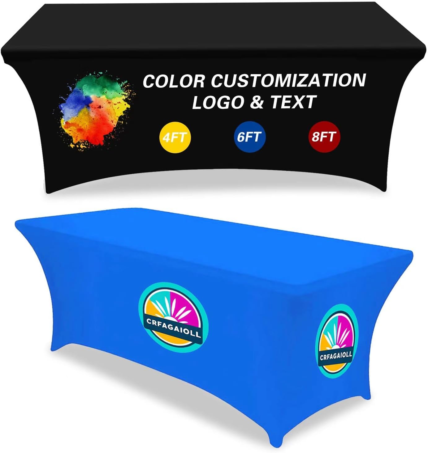 Custom Table Runner with Business Logo Personalized Table