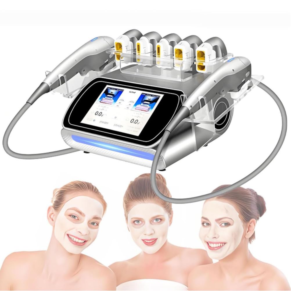 BCBKD Lifting Viso 7D,Apparecchio per Perdita Grasso,Strumento Dimagrante per Rassodare La Pelle del Corpo, Lifting Viso,con 7D-Hifu Ad Alta Intensità,Sicuro E Indolore per Antirughe