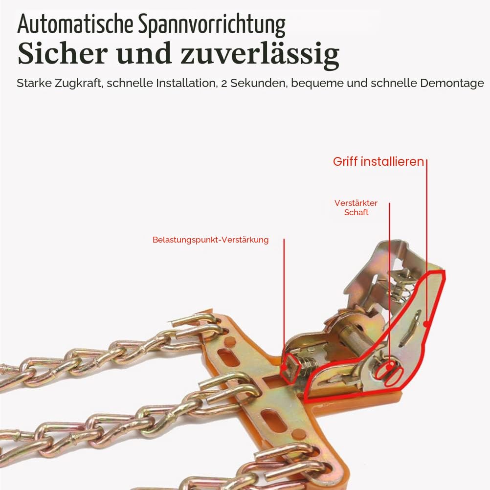 Universelle Schneeketten, rutschfest, SUV, LKW, Reifen