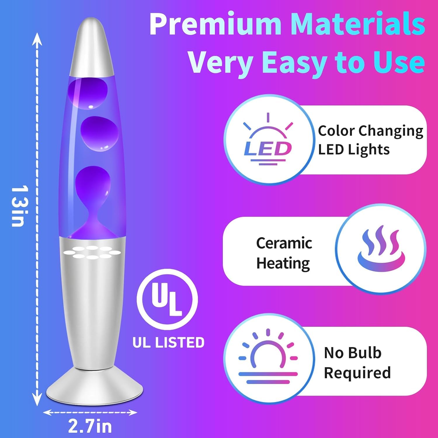 GKA lampa Magma lawa magiczna, 34 cm, stołowa, niezwykła, z zapasową żarówką, kolor: zielony