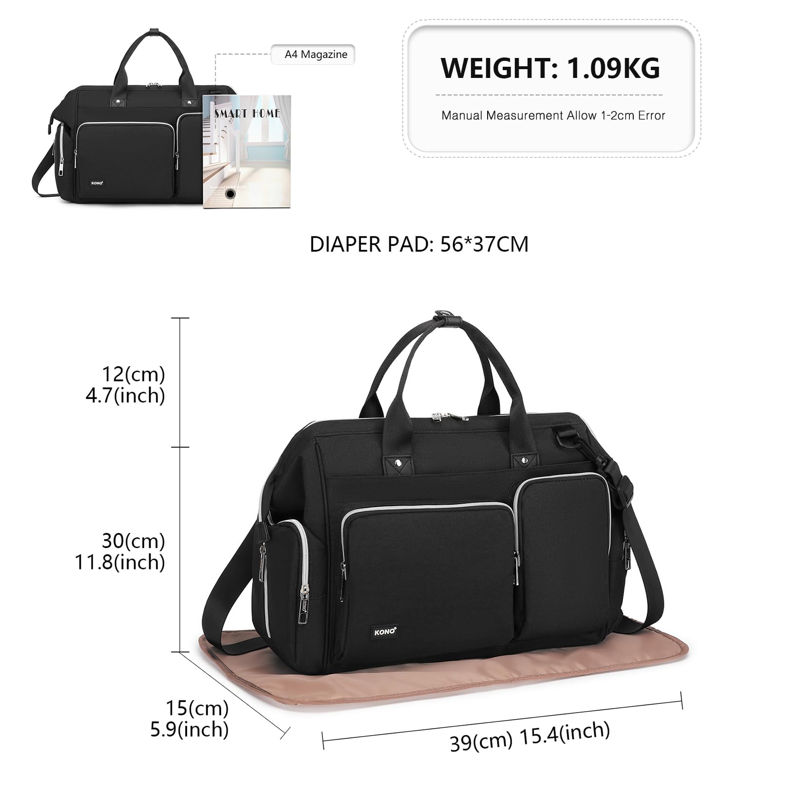 Kono Eq2036, Sac à langer