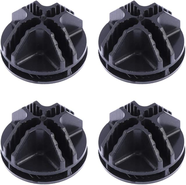 FARUTA 50pcs Wire Cube Plastic Connectors Closet Organizer for Modular Organizer Closet Cabinet Storage Shelving Unit (Color : Black)