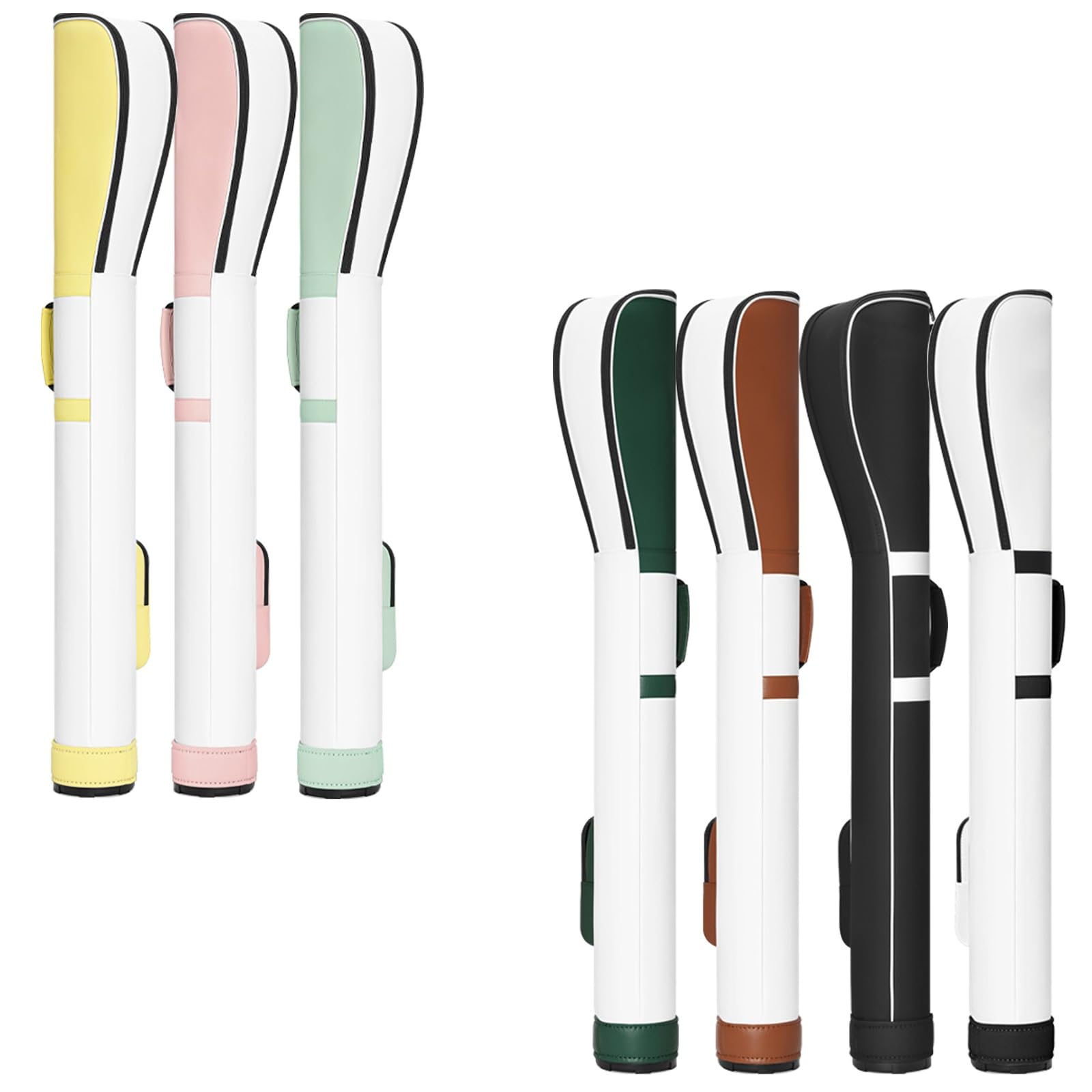 Bolsa For Pistola De Golf, Bolsa De Transporte Ligera E Impermeable Golf, con Bolsillos Accesorios, For Palos con Correa Ajustable