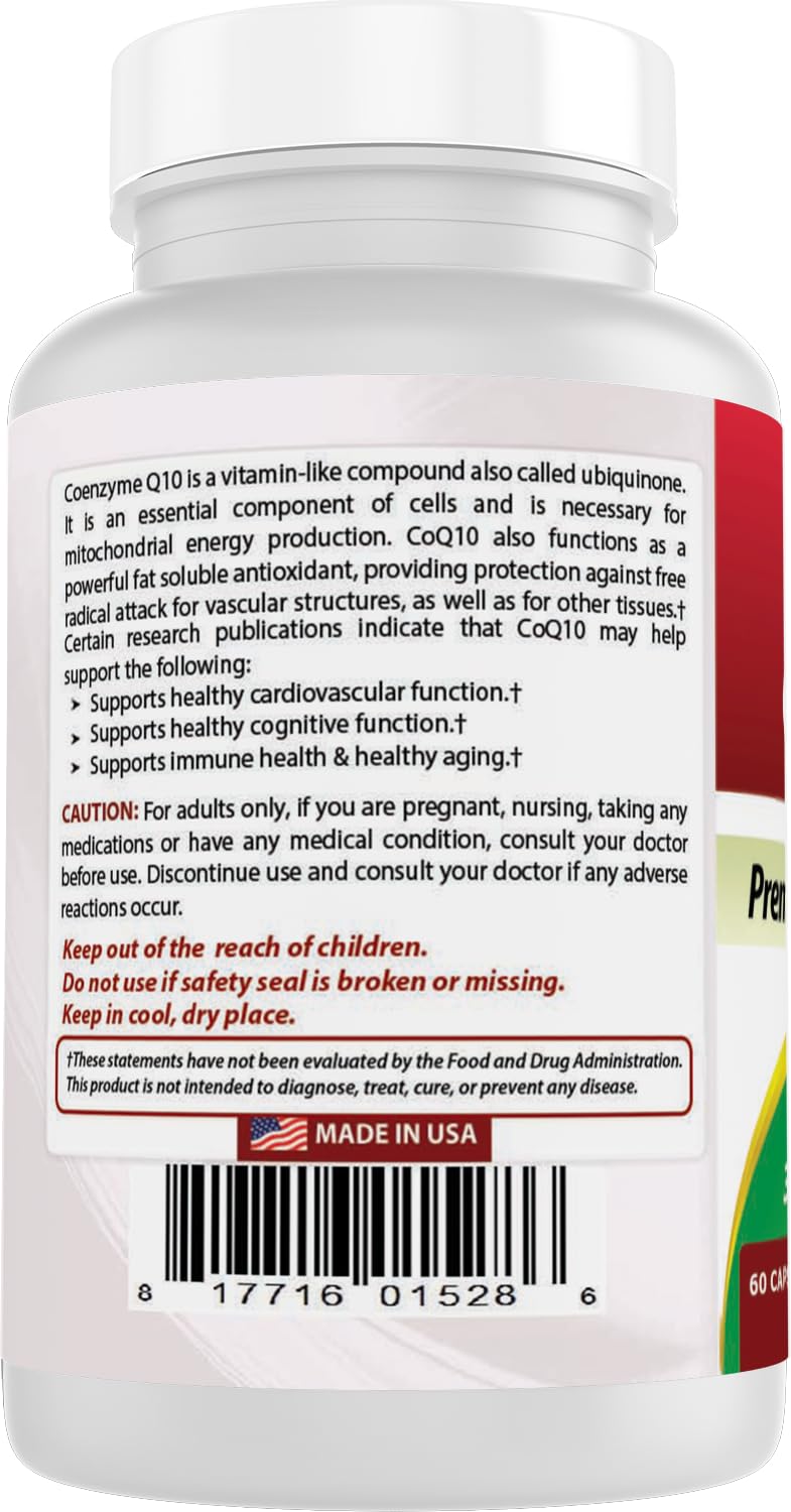 Best Naturals COQ10 200 mg, 60 Capsules — Amazon image 7