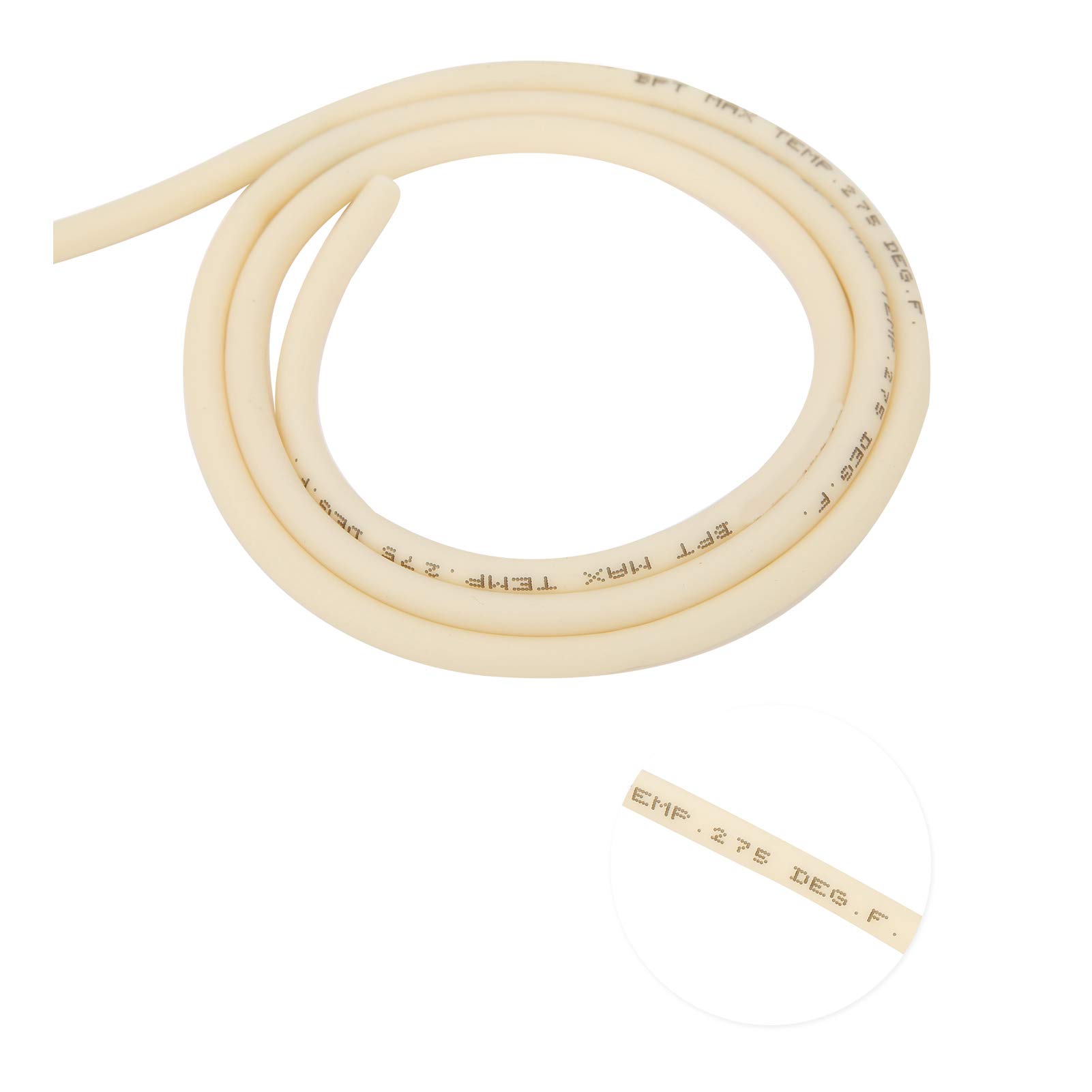 Eujgoov Tubo della Pompa peristaltica, Stabile per Prodotti di Prova Accessori 3 x 5 mm(2m)