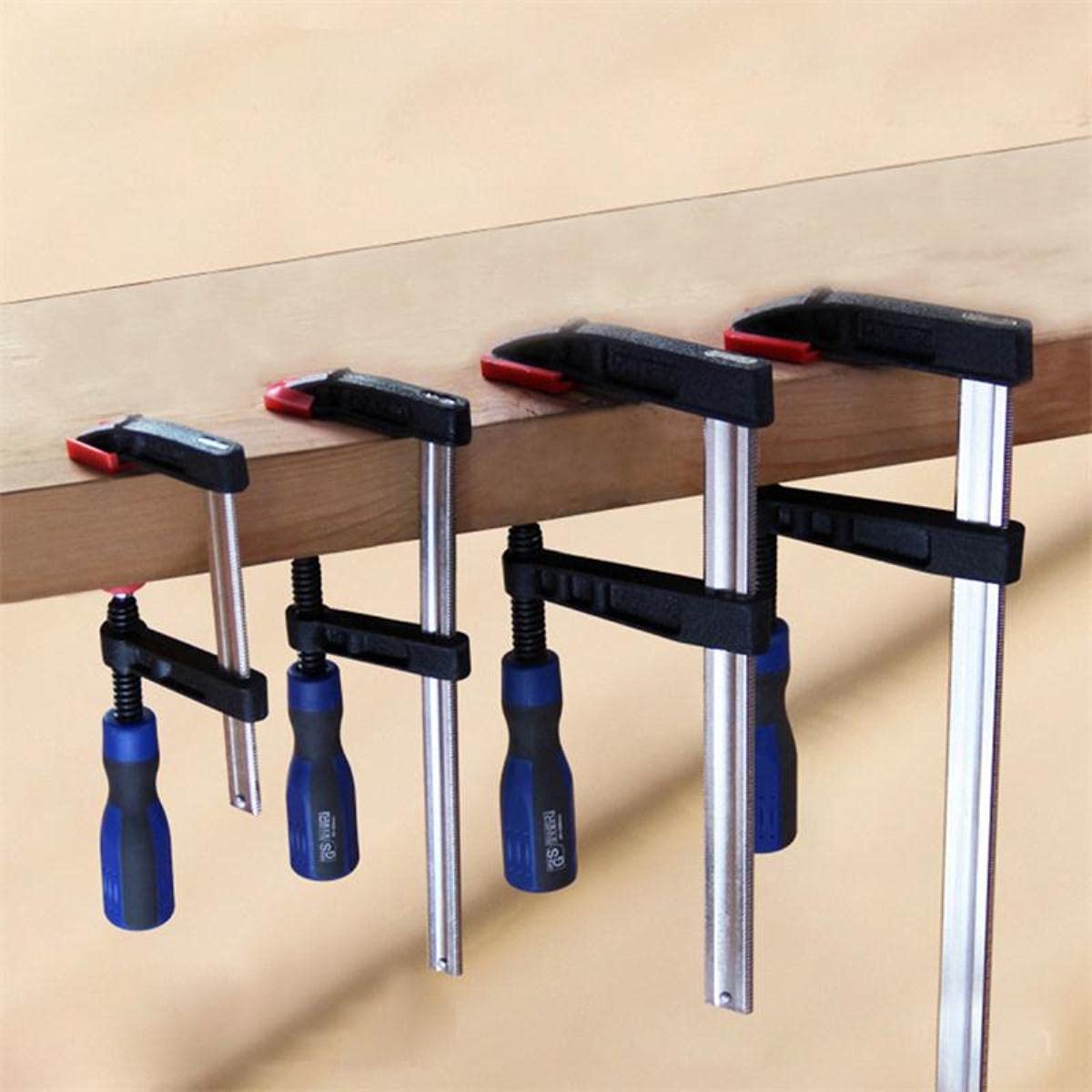 Heavy Duty F-Klemme Holzbearbeitungs-Metall-Befestigungsklemme Hochfeste Zimmerei-Klemmen Handwerkzeuge-5x20cm