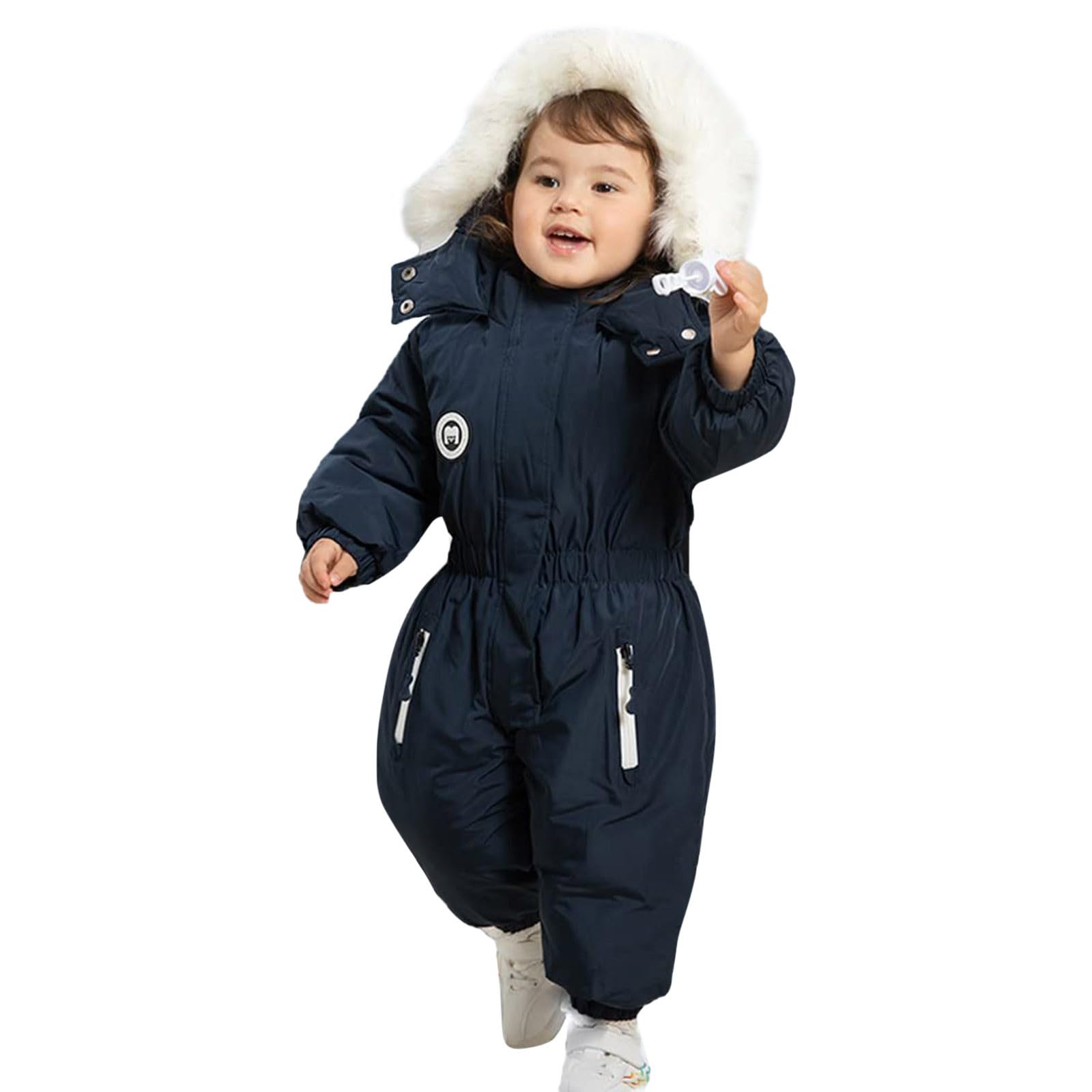 Tuta Da Neve Neonato Pagliaccetto Neonato Invernale Sci Bambina 3 Anni Imbottita Giubbotto 0 Mesi Tutina Caldo Cotone Tutine In Ciniglia 6 12 Giubbino 9 Bambino 2 Completi Termica 12M Maschio Neonata