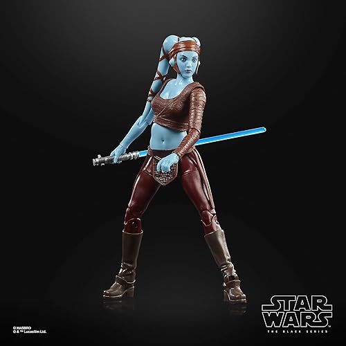 Miniatura 7 de STAR WARS The Black Series Aayla Secura - Figura de acción coleccionable de Aayla Secura de 6 pulgadas, juguetes para niños a partir de 4 años
