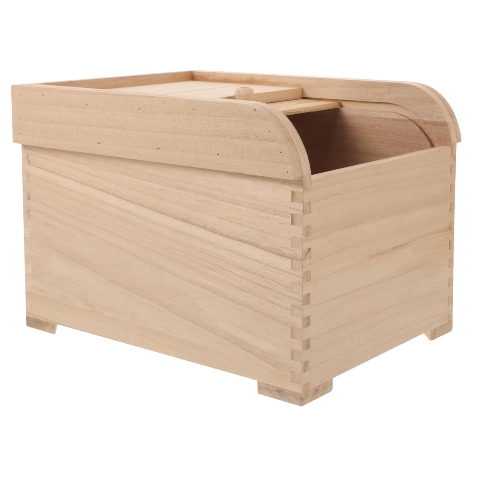 Boîte à riz en bois massif 5kg au design japonais épuré pour votre cuisine