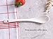 AKOAK 5 Inches White Ceramic Spoon for Coffee,Tea,Yogurt,Ice-cream,Appetizers and Desserts