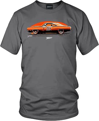 Wicked Metal Dukes Of Hazzard T-Shirt – Muscle Car Front Print, Officially Licensed - View #5