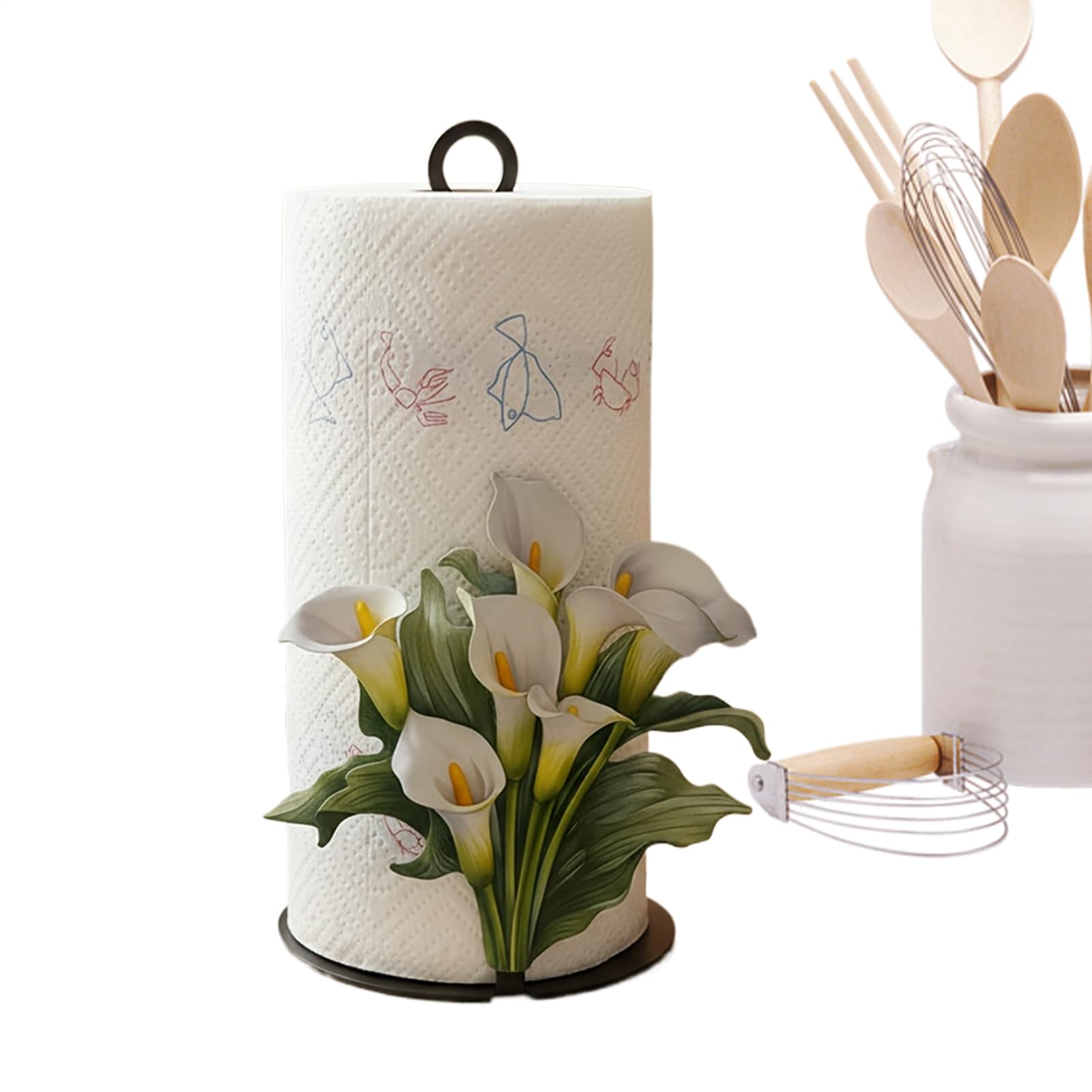 Toallero de papel de baño decorativo para restaurante