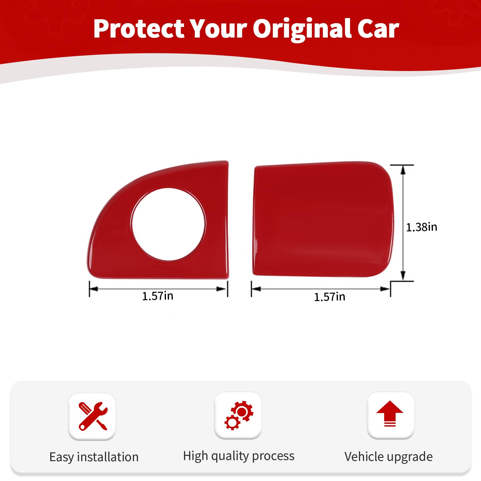 Amazon.com: RT-TCZ for Challenger Glove Box Latch Handle Trim