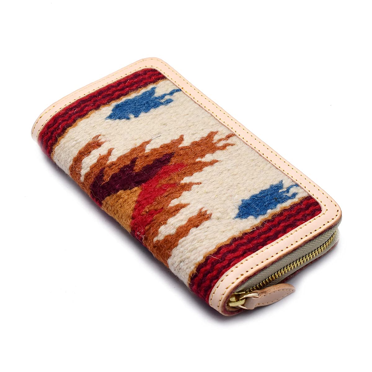 【美品】オールドポイント　チマヨ柄ラウンドファスナーロングウォレット　オルテガ Amazon.co.jp: OLD POINT オールドポイント 財布 El Paso