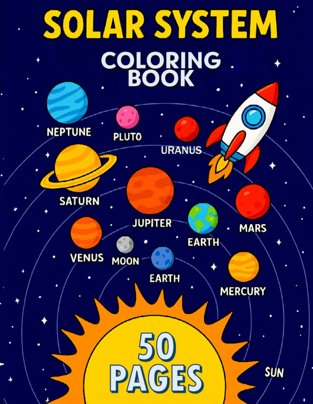 Solar System Coloring Book