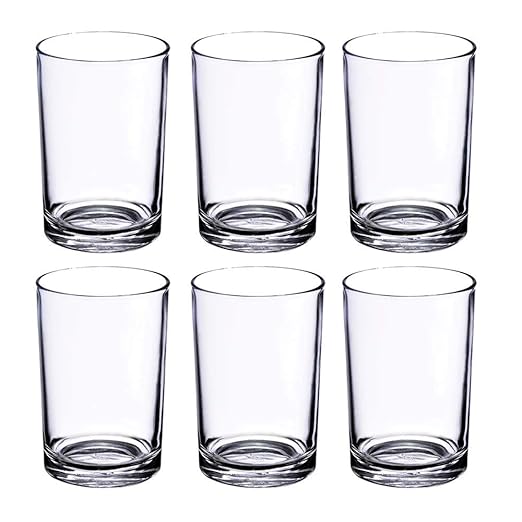 Yera Glass Tumbler – 6 Pieces, Clear, 225ml at Rs. 185