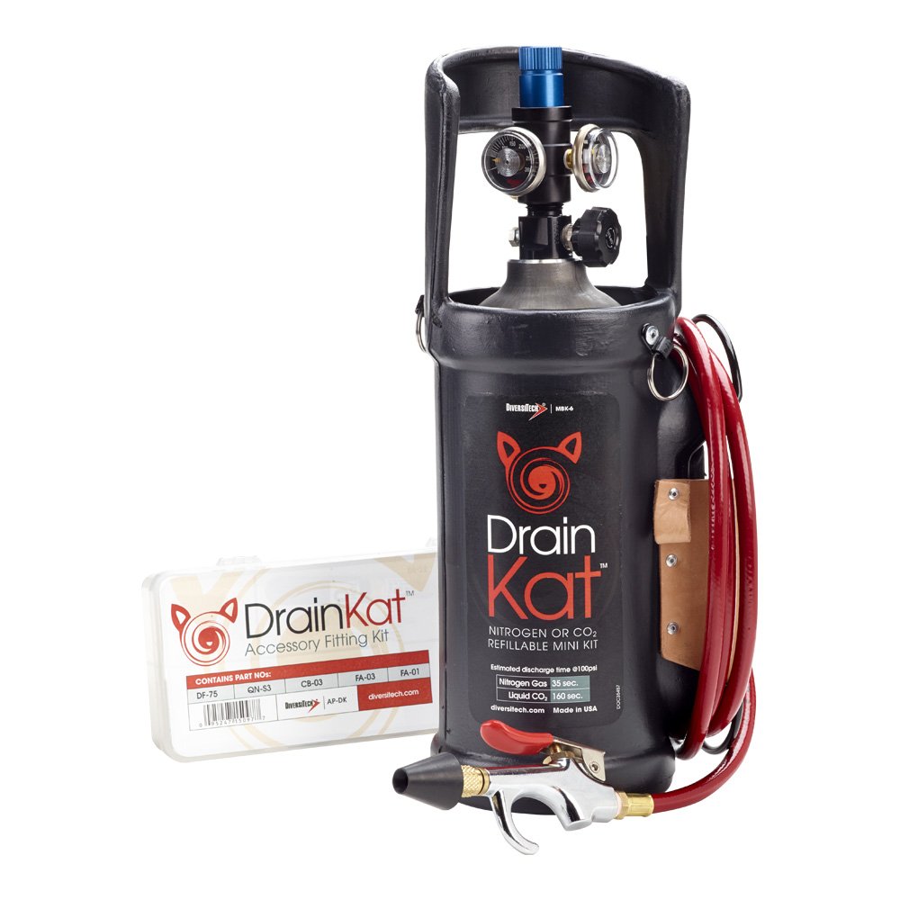 Diversitech MBK-6 Drain Kat Mini Kit for Nitrogen or CO2 and Accessory Fitting Kit