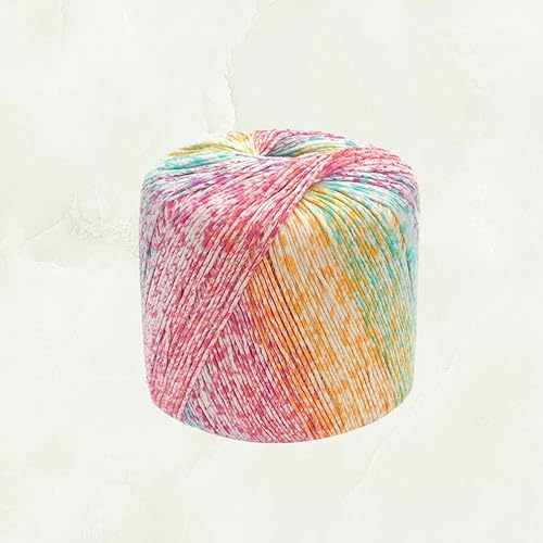 Miniatura 9 de 1 rollo de bolas de hilo de algodón teñido de hilo de colores hilos de algodón para ganchillo Hardanger punto de cruz bordado a mano 436.4 ft