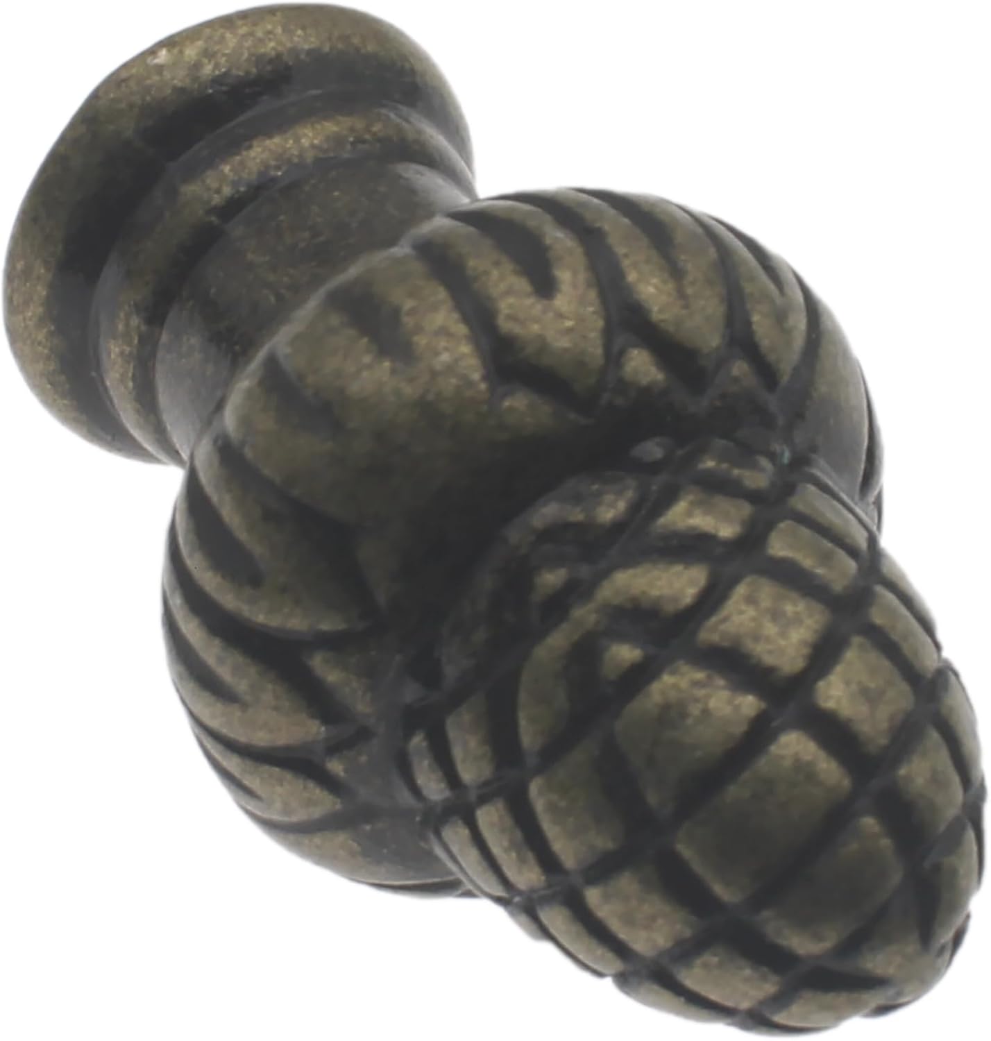 1 Pcs Lamp Finial Cap Knob Solid Lamp Shade Decoration Retro Lamp Finial Decoration with Dual-Thread for Lamp Shade Holder Harp Tops (Bronze)