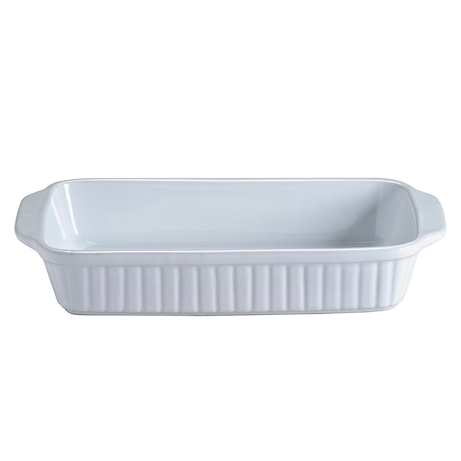 Mason CashCollection Fine Stoneware Rectangular Roasting Baking And Serving Dish, Ceramic, White, 28 X 17 6 cm