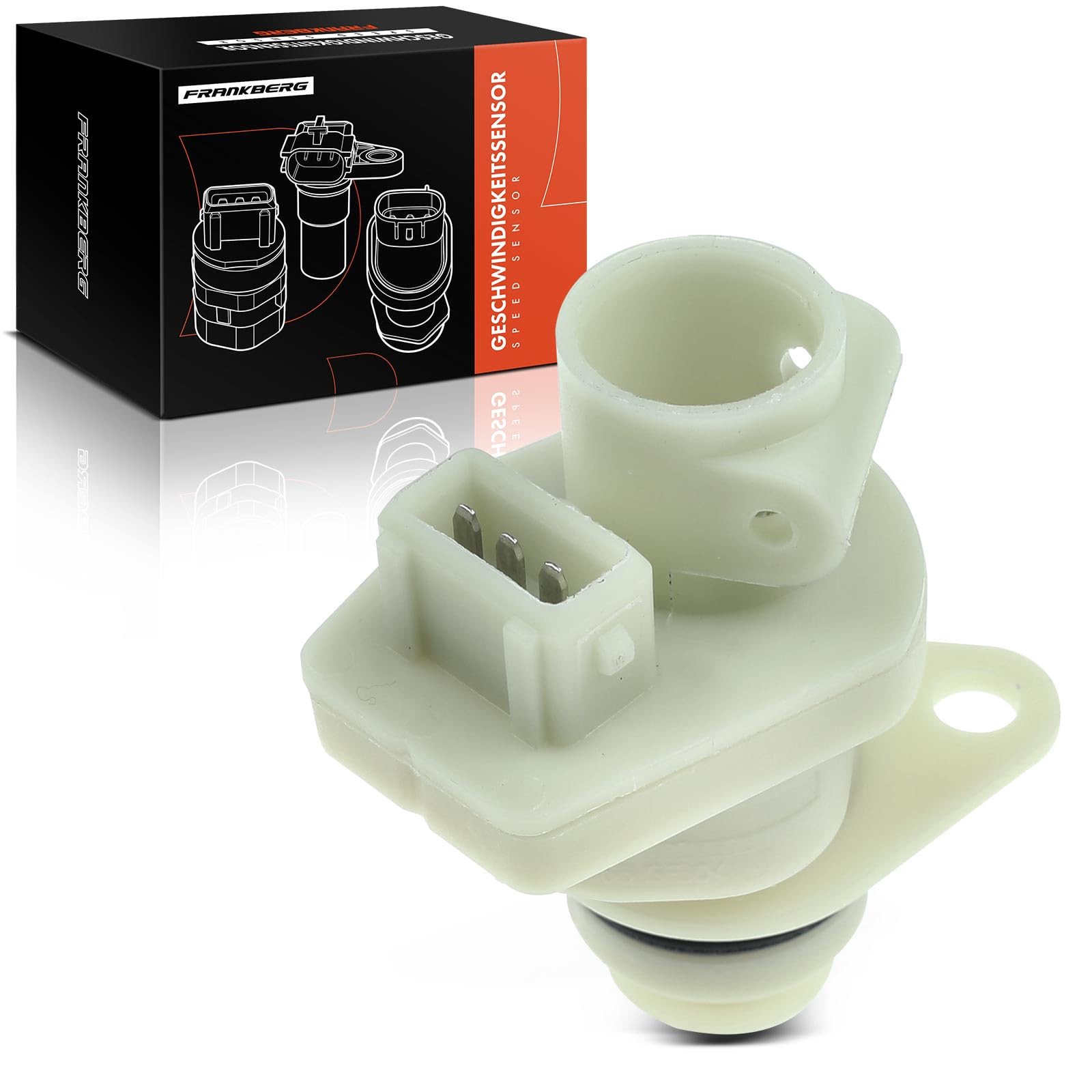 Frankberg Sensor de distancia Sensor del eje del velocímetro Compatible con 206 CC 2D 206 Compacto 2A/C Xsara Picasso N68 106 II 1A 1C Berlingo/Berlingo First MPV GFK GJK MF Replace# 616024