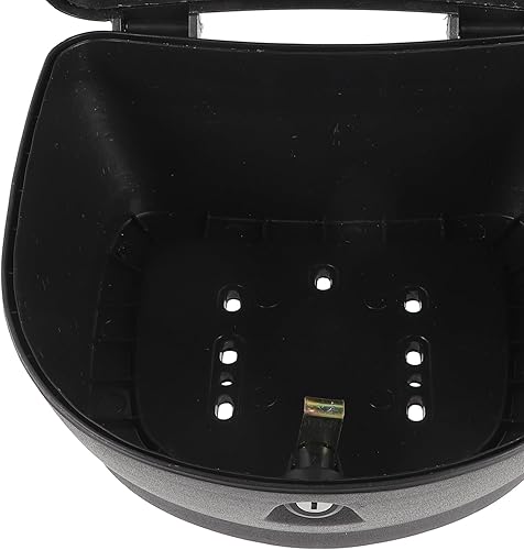 Miniatura 2 de VICASKY Funda superior para motocicleta, caja de cola de viaje, maletín para almacenamiento de casco, portador impermeable con bloqueo, fácil