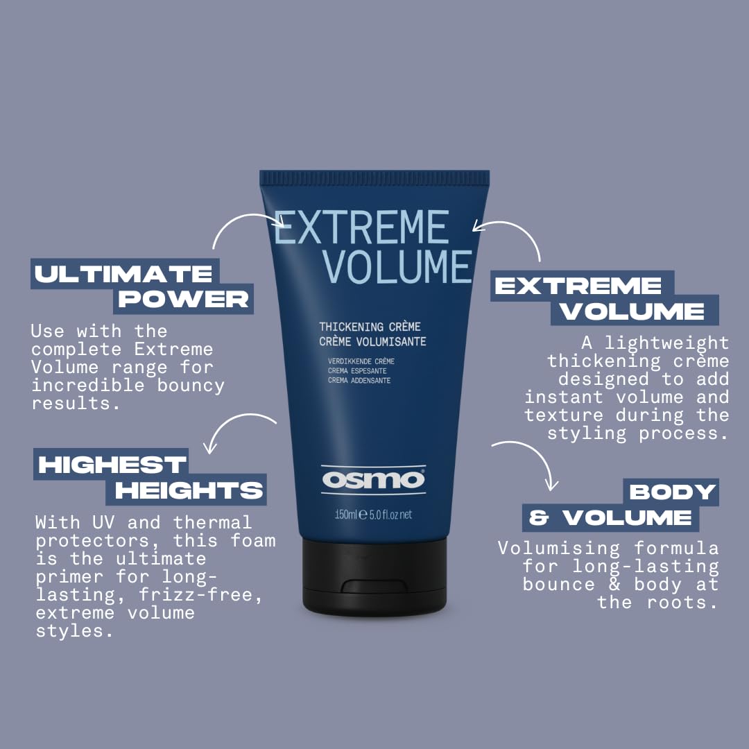 Osmo Extreme Volume Thickening Crème, Off White, 150 ml (Pack of 1) - Image 2