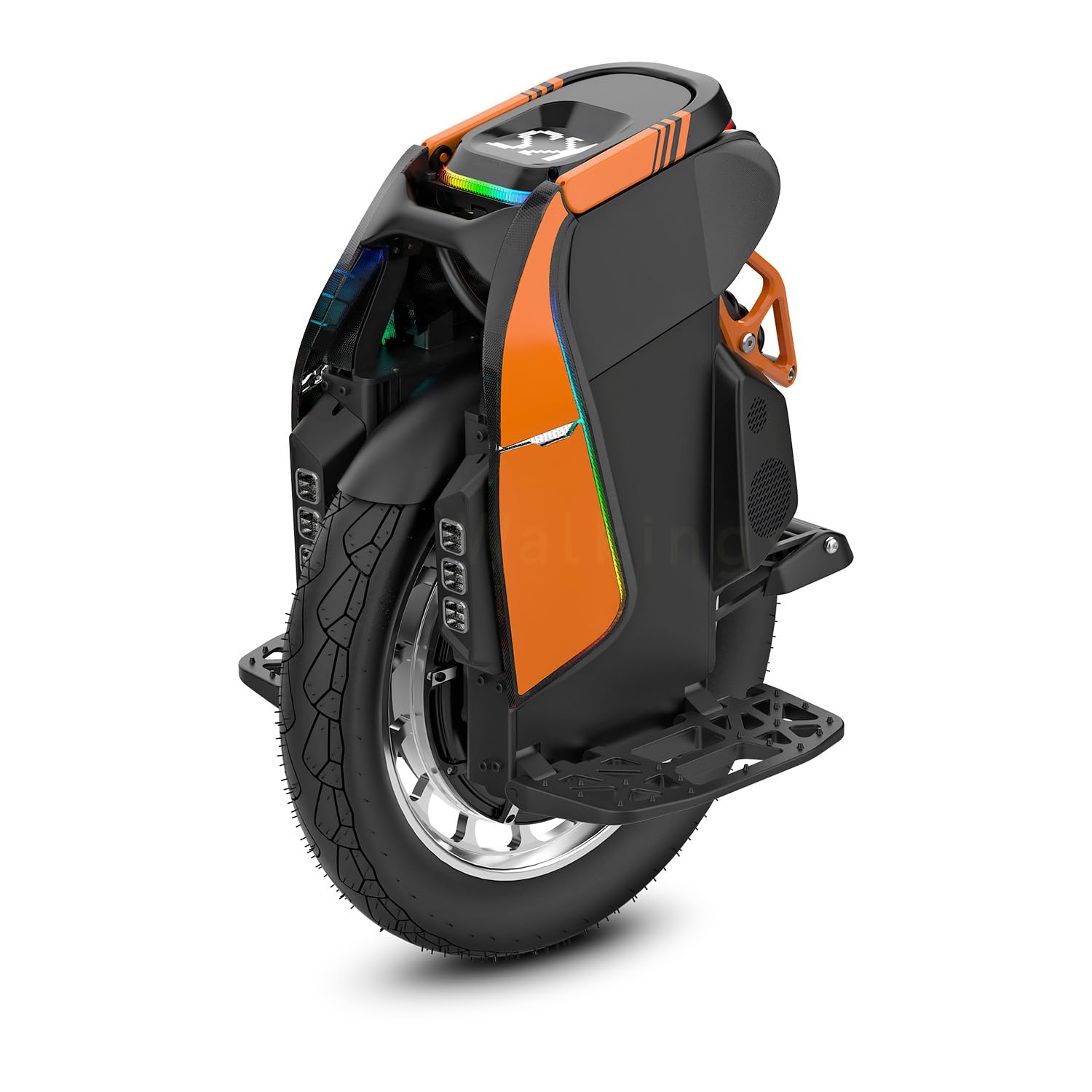 Kingsong KS-S19 Monociclo Eléctrico, Adulto,Negro, Motor 3500W, Autonomía hasta 150km, Limitado a 25km/h, Neumático Hinchable 18", Altavoz y Bluetooth