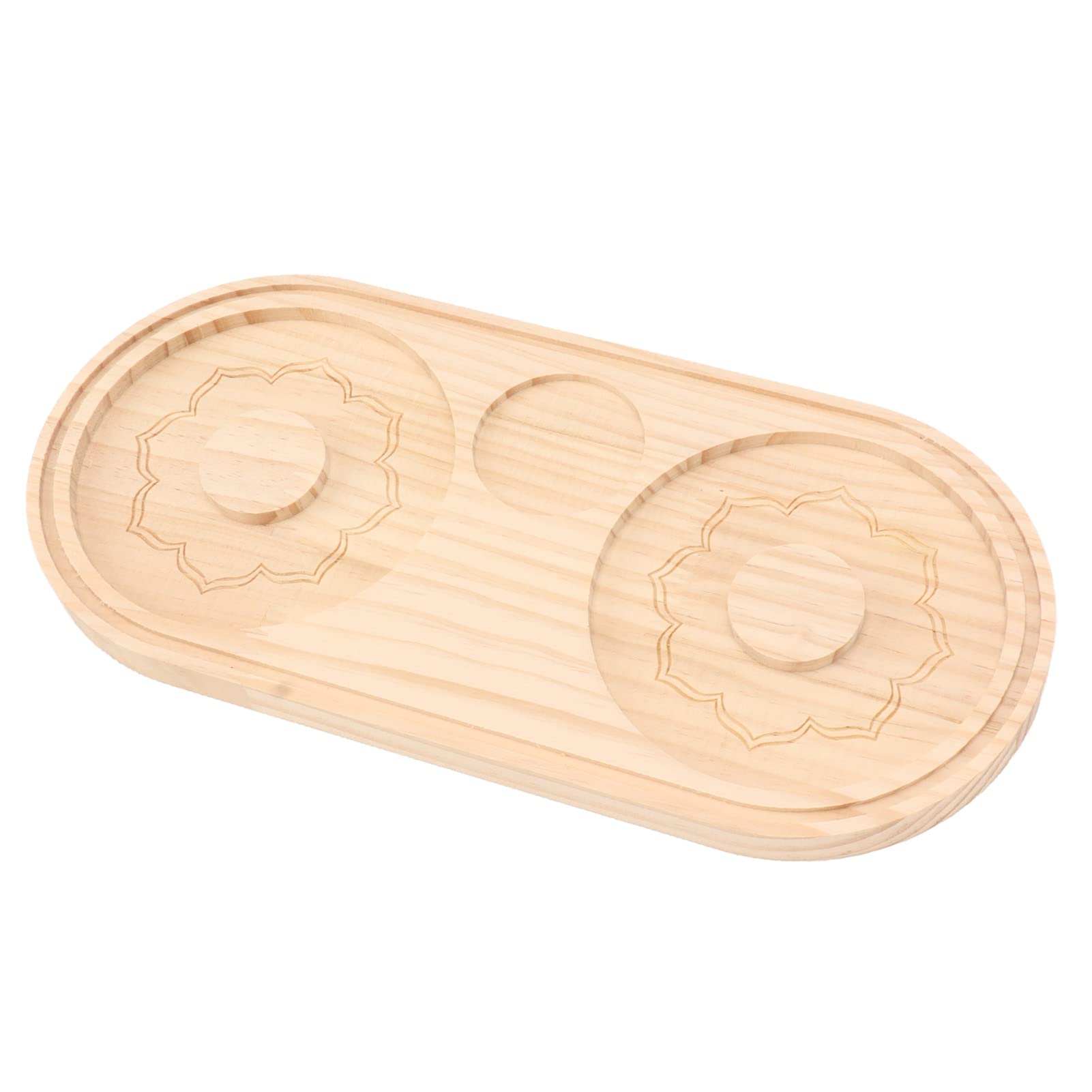 Glass Rimmer, Tool Margarita Salt Rimmer Waterproof Easy Use Pine Wood for Party (B)