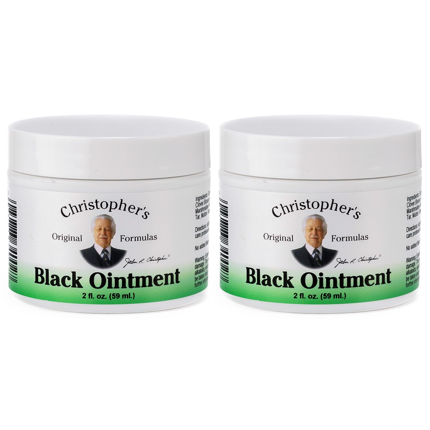 Dr. Christopher's Formulas Black Ointment - 2oz (Pack of 2)