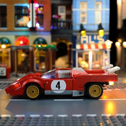 Vista 23 de Kyglaring Kit de iluminación LED diseñado para Lego Mercedes-AMG F1 W12 E Performance y Mercedes-AMG Project One 76909 Kit de construcción