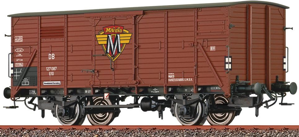 Chariot de marchandises couvert G10 DB Ep.III Maico H0 50959 pour modélisme ferroviaire