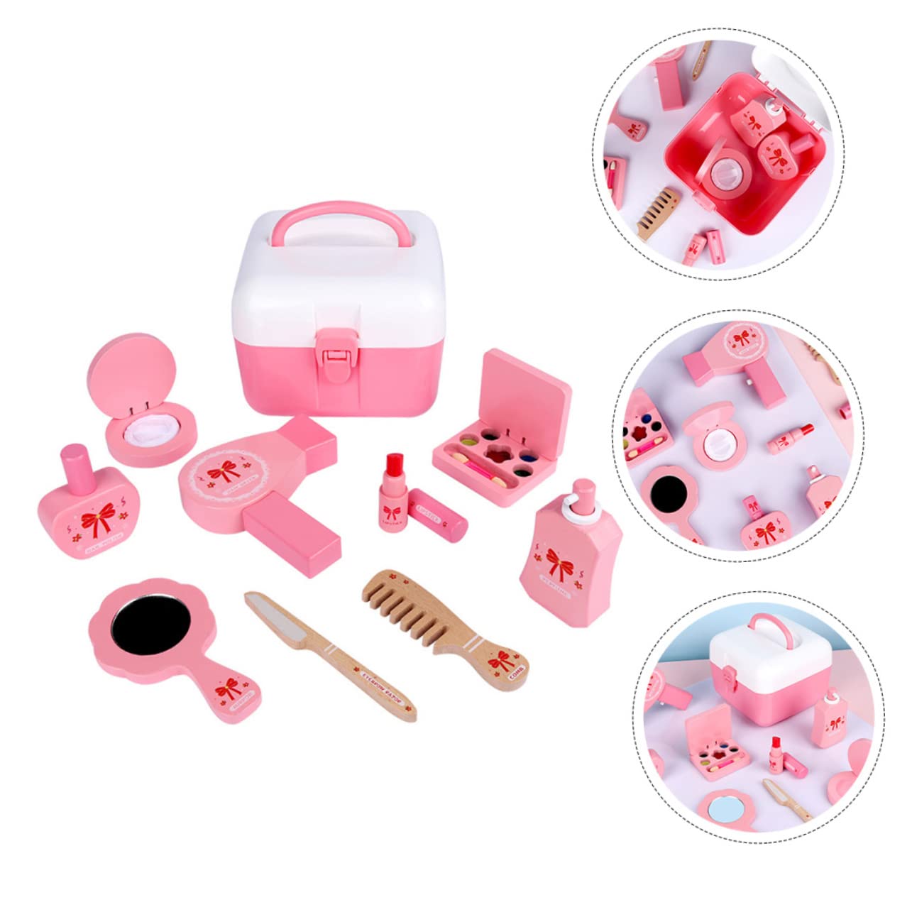 Abaodam 1satz Junge Mädchen Schminkset Interaktives Spielzeug Für Kleine Mädchen Teiliges Make-up Kindersicherem Material Fördert Kreativität Und Fantasie Für Rollenspiele Und