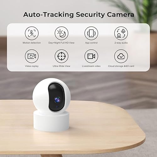Miniatura 3 de Sistema de seguridad para el hogar con cámara de seguridad WiFi 2MP HD, kit de alarma de 13 piezas, sistema de cámara de seguridad para el hogar,