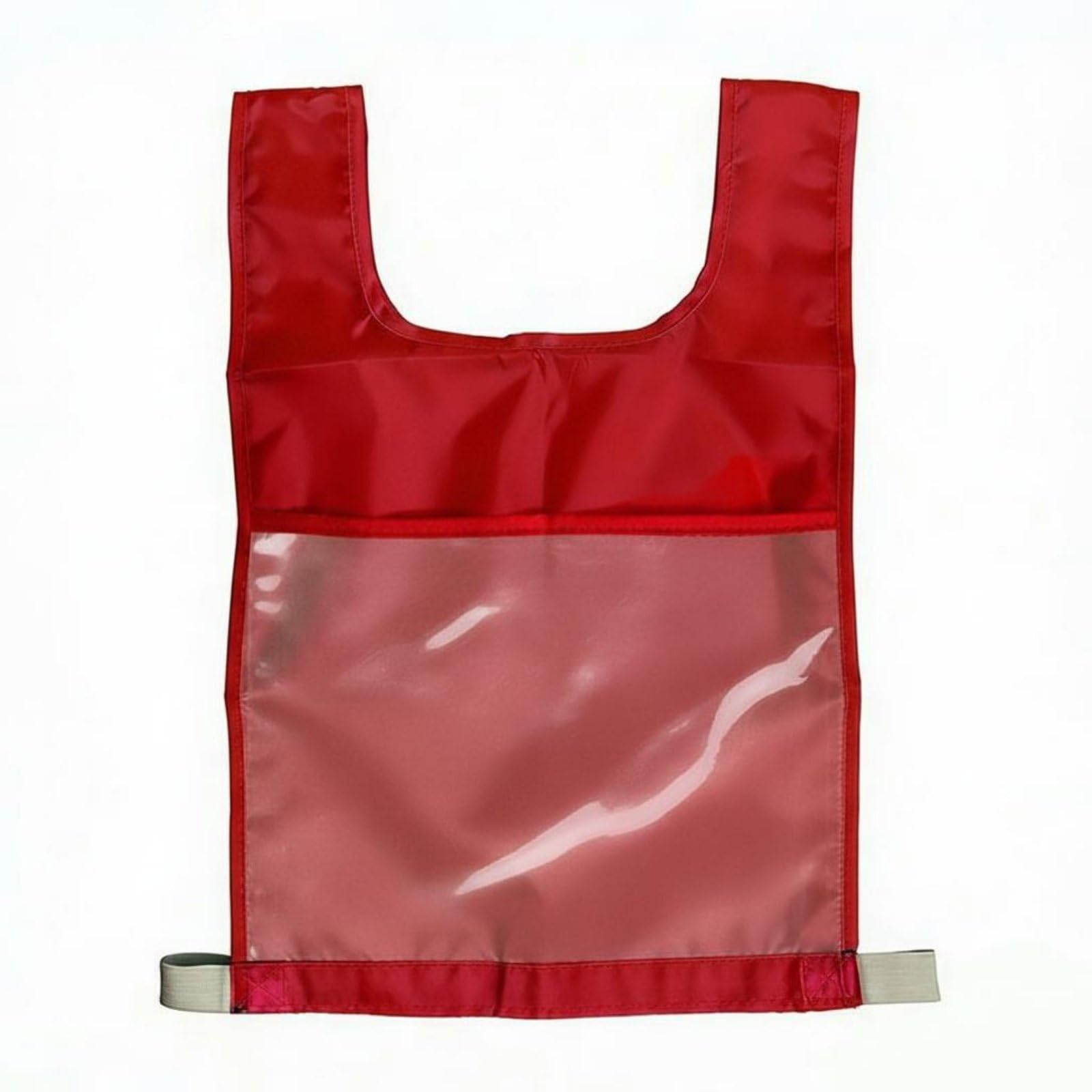 Interactive Learning Clear Pocket Activity Bib Reusable Transparent Pocket Vest Multi-Purpose Educational Game Vest Indoor Outdoor Use for Students, Kids, Teachers, Classroom, Group Activities-image-15