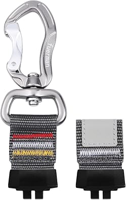 Compatible with Casio GBD-200-1/2, GBD-200SM Series G-Shock Outdoor Mountaineering Strap with Buckle and Keychain Attachment Nylon Strap
