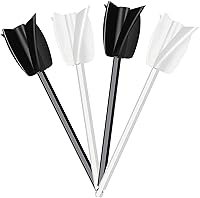 Riomh 4PCS Resin Mixer Paddles for Drill - Epoxy Paint Stirrer Attachment, Bubble-Free Mixing for Resin, Epoxy & Silicone Molds
