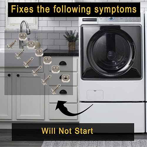 Miniatura 4 de Seentech - Kit de tornillos para bloque de terminales 279393, compatible con secadoras Whirlpool Kenmore, reemplaza 279393 279393D 279393VP