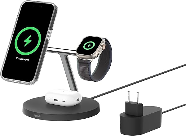 Belkin BoostCharge ładowarka Qi2 3 w 1