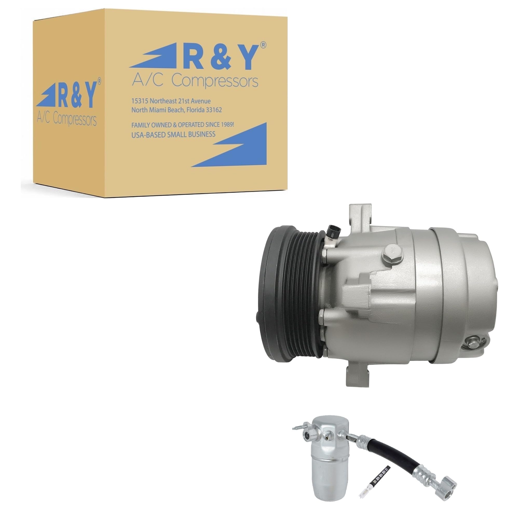 RYC Automotive Air Conditioning Compressor and Clutch Kit KT CF13-01 (Fits Chevrolet Camaro 3.8L 1998, 1999, 2000, 2001, 2002; Fits Pontiac Firebird