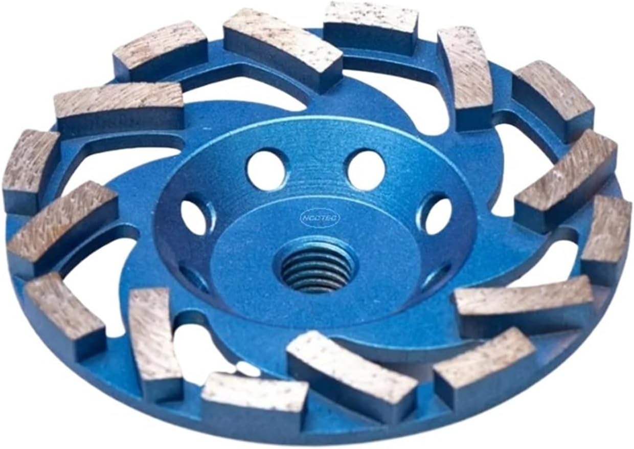 5'' 7'' M14 5/8''-11 22.23mm Cyclone Diamond Sintered Grinding Cup Wheels 125 180mm Strange Shape Concrete Granite Grind Disc(M14 Thread,5 inch 125mm)