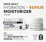 Dr. Arsy Moisturizer #003 Face & Body Hydrating & Repair Cream for Dry Sensitive & Eczema Prone Skin | Fast Absorbing | Fragrance Free | Non-Greasy | Clinically Tested | Vegan | Made in USA | 120 g