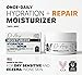Dr. Arsy Moisturizer #003 Face & Body Hydrating & Repair Cream for Dry Sensitive & Eczema Prone Skin | Fast Absorbing | Fragrance Free | Non-Greasy | Clinically Tested | Vegan | Made in USA | 120 g