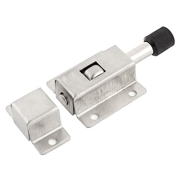 ELECTROPRIME Window Gate Security Stainless Steel Spring Loaded Automatic Door Bolt