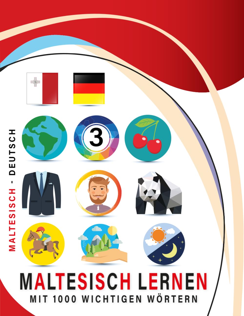Maltesisch Lernen Mit 1000 Wichtigen Wörtern: Zweisprachiges Maltesisch – deutsch Bild- Und Vokabelbuch Für Kinder & Erwachsen