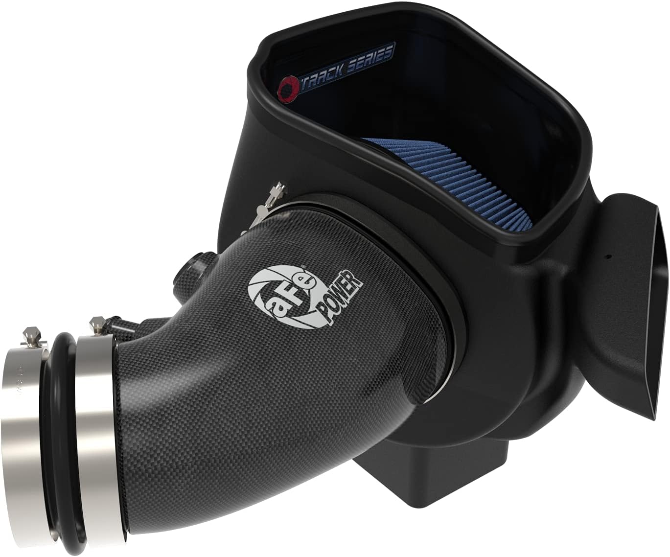 aFe POWER 57-10014R Track Series Carbon Fiber Intake System, Washable, Oiled Media, fits Jeep Grand Cherokee (WK2) 12-21 V8-6.4L HEMI
