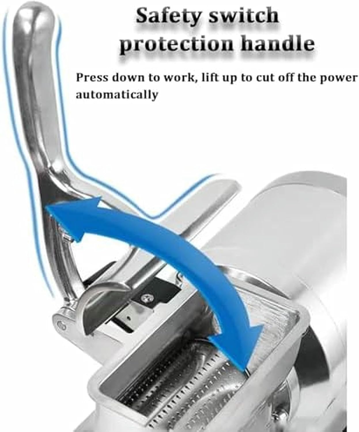 Commercial, Resistant Electric Cheese Grater, 88 -Pound Crushing Capacity/hour With Stainless Steel Bucket For Diners And Catering