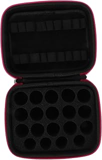 فوميز. شنطة تنظيم المكياج بخاصية اطلاق الروائح العلاجية، رف تخزين زجاجات الزيوت العطرية والزيوت العطرية، شنطة تخزين متعددة الاستخدامات لحمل الزيوت العطرية من قماش جياجي، قطعة واحدة